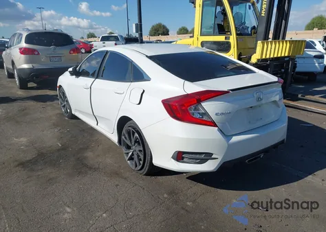 2020 Honda Civic Sport z USA, uszkodzony, nr VIN 2HGFC2F80LH600903